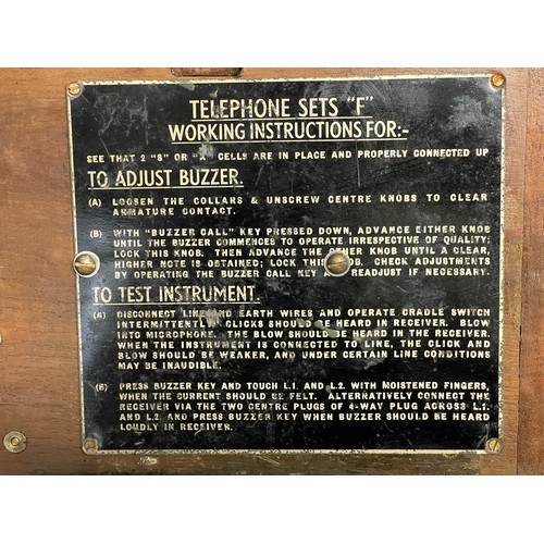 3265 - WW2 British Field Telephone Set MKII. Two examples. (2)