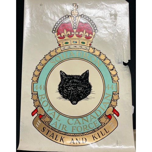 3271 - WW2 British RAF Squadron Transfers to include: 611 (West Lancashire) Squadron Royal Auxiliary Air Fo... 