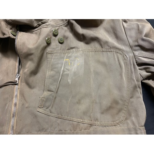 3275 - WW2 British RAF Sidcot Flying Suit. Size 4. In need of repairs to shoulders and front pockets and on... 