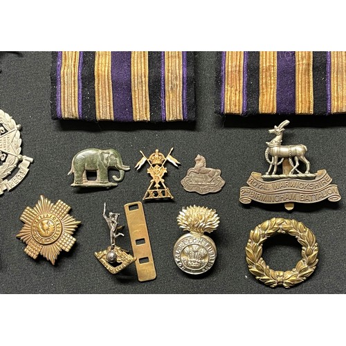 3282 - WW2 British and other militaria to include: various cap badges all a/f: WW2 Polish cap badge a/f: WW... 