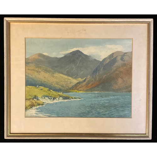 470 - H. R. Wilkinson, 
Crummock Water, Cumbria, 
signed, watercolour, 28cm x 38cm