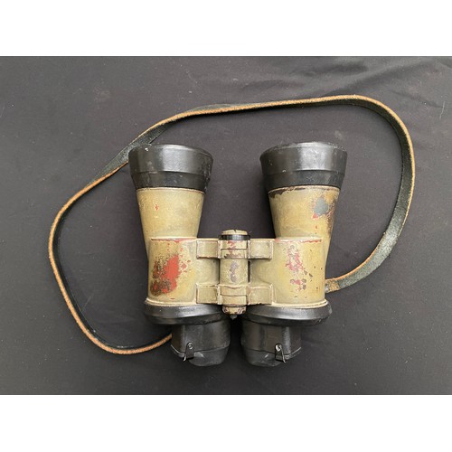 3287 - WW2 Third Reich German U-Boat 7x50 binoculars, maker marked 