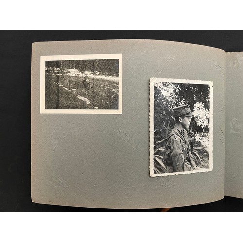 3288 - WW2 Third Reich photo album. A RAD photo album which documents a soldiers service in the SA, RAD and... 