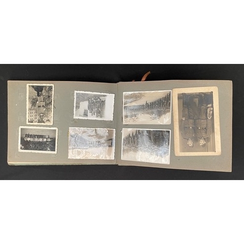 3288 - WW2 Third Reich photo album. A RAD photo album which documents a soldiers service in the SA, RAD and... 