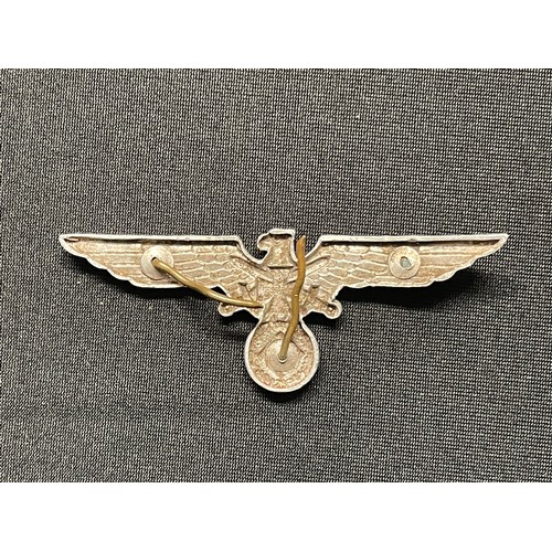 3301 - WW2 Third Reich Cap Eagle collection to include: Factory Guards Cap Eagle, no makers mark: unmarked ... 