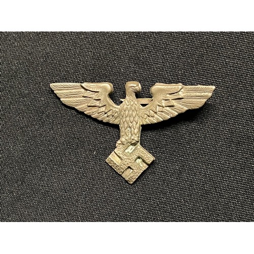 3301 - WW2 Third Reich Cap Eagle collection to include: Factory Guards Cap Eagle, no makers mark: unmarked ... 