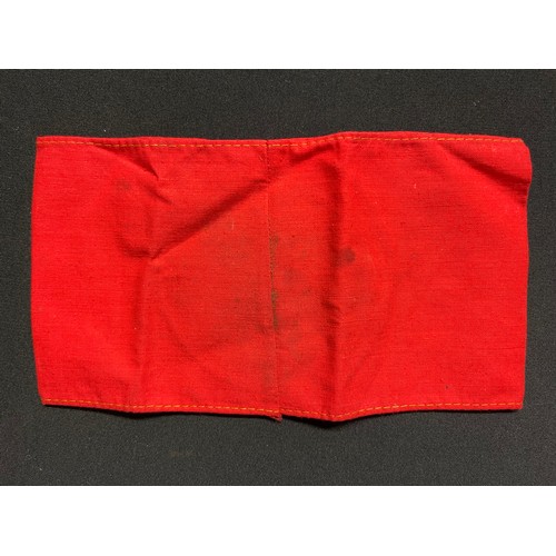 3315 - WW2 Third Reich NSDAP Armband. Multipart construction, machine woven swastika complete with paper RZ... 