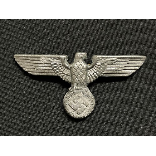 3320 - WW2 Third Reich Political Cap Eagle maker marked RZM M1/24: SA badge, maker marked RZM 22: Pair of S... 