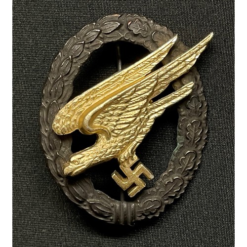 3322 - Reproduction Third Reich Luftwaffe badges: Combinded Pilot-Observers badge with SOG makers mark: Par... 