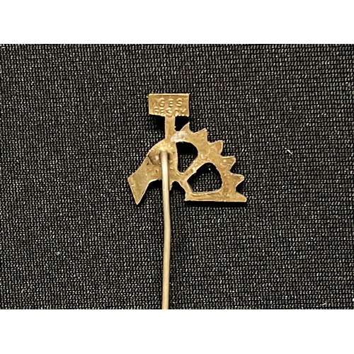 3323 - WW2 Third Reich Enamel Lapel badges and stick pin collection comprising of: three Kyffhauserbund sti... 