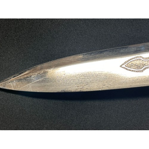 3351 - A Scottish pipers dirk with 295mm long blade maker marked 