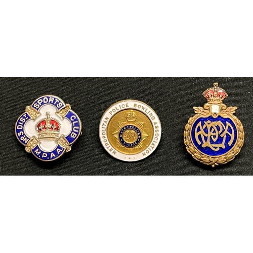 3377 - A collection of British Police insignia, buttons, numerals, enamel badges etc to include: a Greater ... 