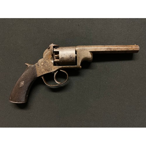 3396 - Percussion Cap Revolver with 120mm long barrel. Bore approx. 10mm. Barrel is marked 