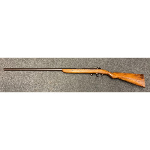 3397 - 12 Bore Single Barrel Belgian Bolt Action Shotgun Serial No. 1883 with 750mm long barrel. Overall le... 