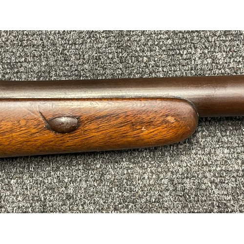 3398 - 12 Bore Single Barrel Bolt Action Shotgun Serial No. 128 with 760mm long barrel. Overall length 128c... 