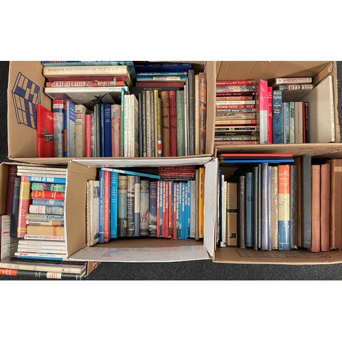 3402 - A large collection of Aviation books dating from the 1940's to the 1970's. Includes one box of title... 