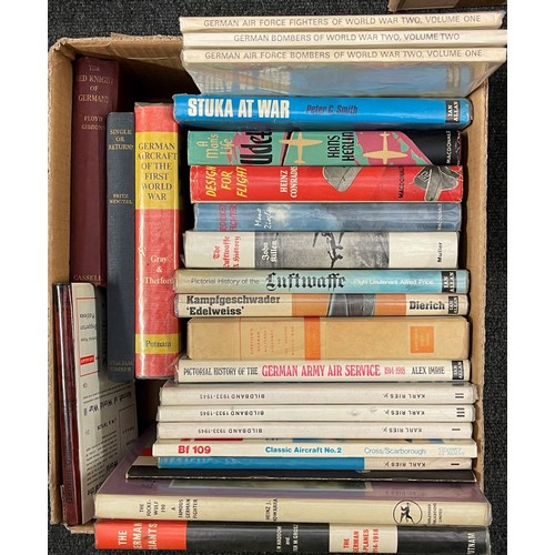 3402 - A large collection of Aviation books dating from the 1940's to the 1970's. Includes one box of title... 