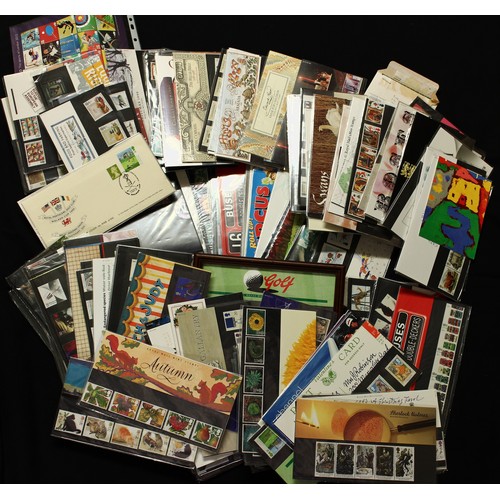 4424 - Stamps - a large collection of p/packs and folders etc, 1980's - 2012, f/v approx £375