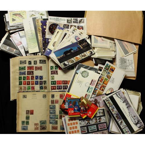 4423 - Stamps - a large box of material, p/pks from 1980's - 1997, with adjoining FDC and Benham Gold cover... 