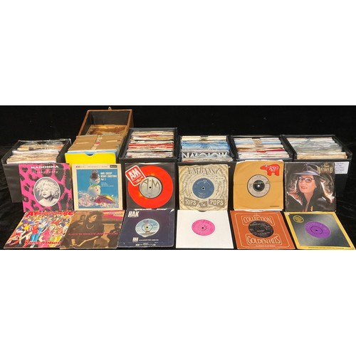 264 - Vinyl Records - singles - late 1950's to 1980's rock, pop, easy listening, etc, including The Beatle... 