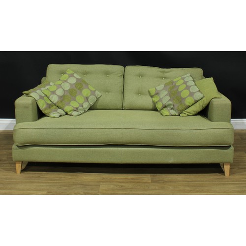 210 - A contemporary Heal’s sofa, Roger Lewis Furniture Company, 80cm high, 181cm wide, the seat 147cm wid... 