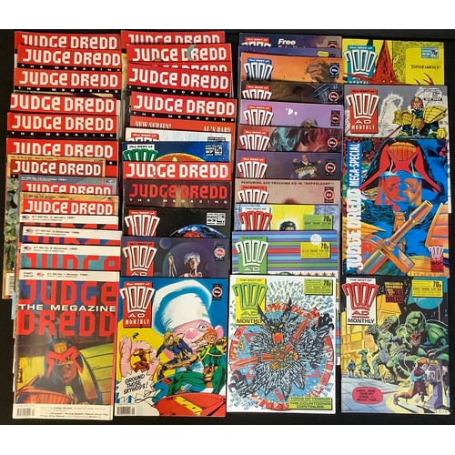 4396A - 40 2000 AD Dredd comics and magazines. Ranging from Late 1988-1993. Judge Dredd the magazine 1-4 etc... 