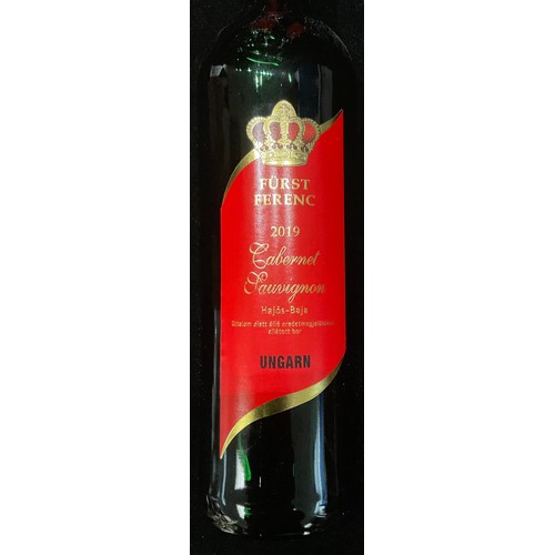 138 - Wine - a bottle of Hungarian Furst Ferenc, 2019 Cabernet Sauvignon, Hajos-Baja, 0,75ml, 10%, four ot... 