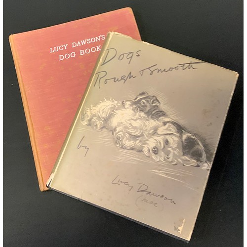 145 - Lucy Dawson's Dog Book, with fifteeen dog studies in colour, Collins, copyright 1939,  no dust jacke... 