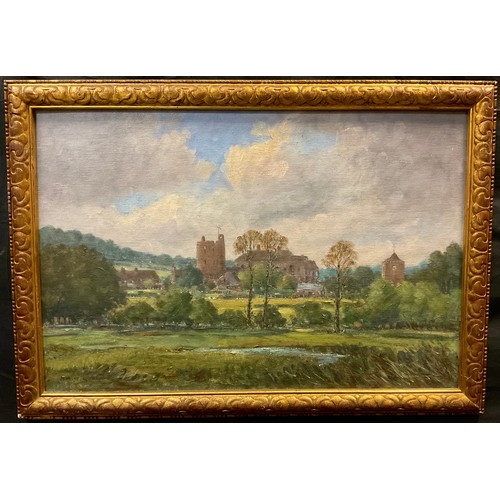 124 - John W Gough (late 20th century)
Rural Ruins
signed, oil on board, 50cm x 75cm