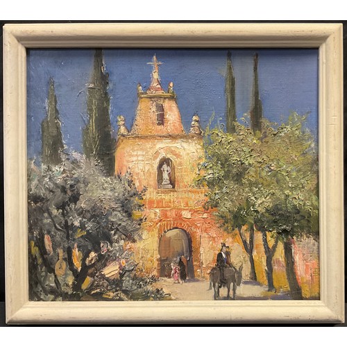 251 - Impressionist School
Spanish Church
oil on board, 32cm x 37cm