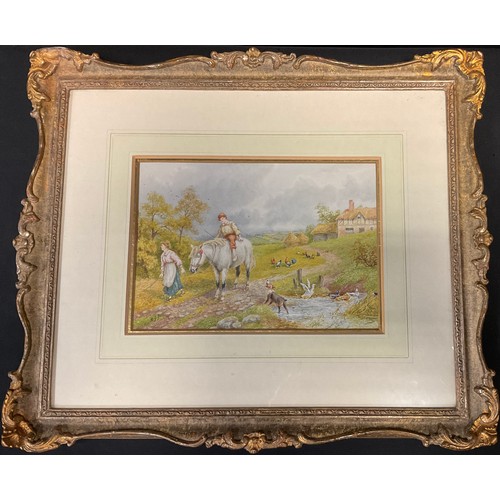 227 - A.D Bell (1884-1966)
Country Life
signed, watercolour, 16.5cm x 17cm