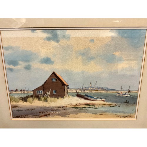 13 - Mike Moore (20th century)
Southwold from Walberswick, Suffolk
signed, watercolour, 37cm x 53cm