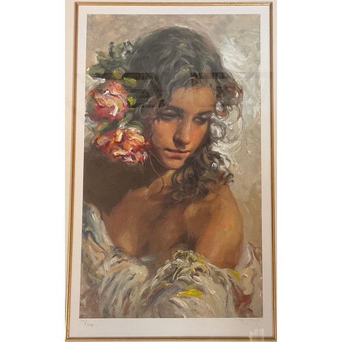 180 - Royo, (Jose Mateu San Hilario), Inocentia, serigraph, signed in pencil, limited edition 49/275, date... 