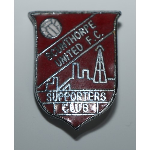 424 - Football - Enamel Badges - Newcastle United Football Supporters' Club; Sunderland AFC; Scunthorpe Un... 