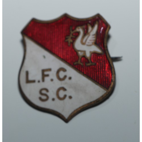 429 - Football - Enamel Badges - Liverpool FC Supporters' Club; Manchester City; Blackpool; Workington AFC... 