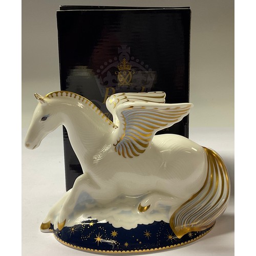 5089 - A Royal Crown Derby paperweight, Pegasus, The First of a Pair of Mythical Beasts, exclusive to Govie... 