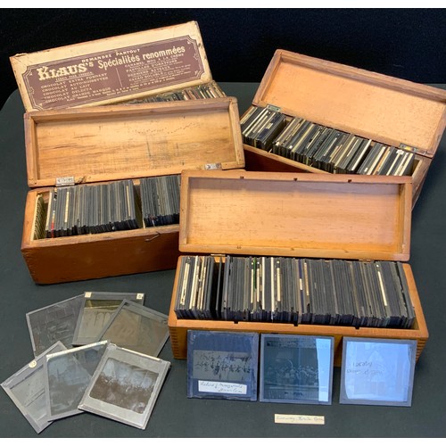 676 - Magic Lantern Slides - mostly Topographical, Mountaineering, Art, Social History etc  inc Paris, Gen... 