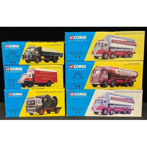 568 - Toys - Corgi Classics models including Foden S21 'Mickey Mouse' cylindrical tanker - Arrow Bulk Carr... 