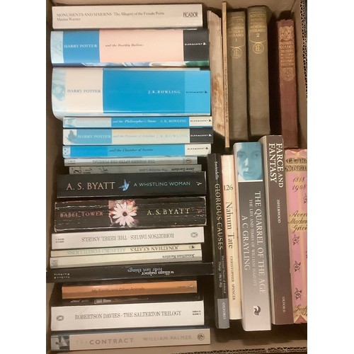 638 - Books - various titles and authors, including JK Rowling, AS Byatt, Alison Lurie, various subjects i... 