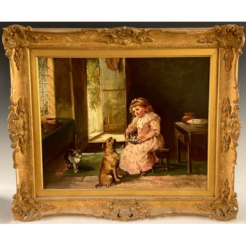 695 - Kate Gray (19th century)
The Favourite
signed, oil on canvas, 39.5cm x 49.5cm