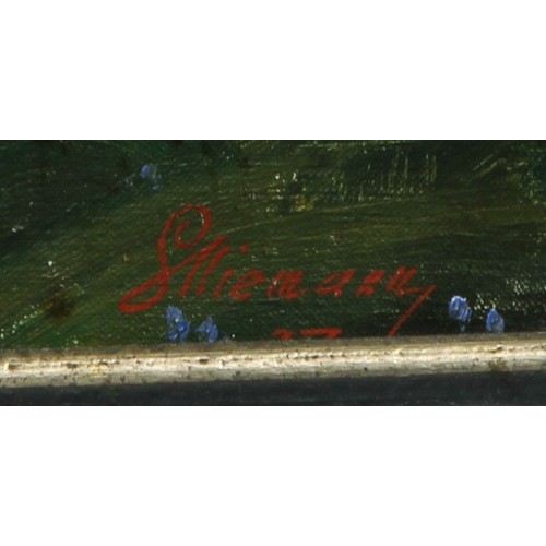 717 - S Liemann (German 20th century)
Herbstes Zauber im Werdenfelser Land
signed, inscribed to verso, oil... 