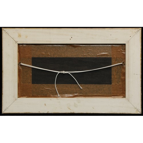 724 - W Sita (20th century)
Beached Fishing Boats
signed, oil on panel, 18.5cm x 38.5cm