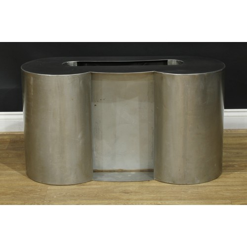 1630 - Modern Design - a stainless steel coffee table, by Sam Sherborne, artist and blacksmith, Sheffield, ... 