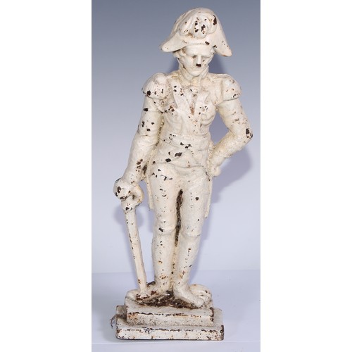 1208 - A Victorian cast iron doorstop, as Vice-Admiral Horatio Nelson, 1st Viscount Nelson, 1st Duke of Bro... 