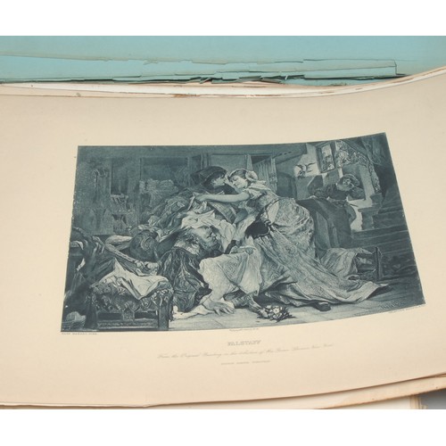 607 - Pictures and Prints - a collection of late 19th century engravings, including selected pictures from... 