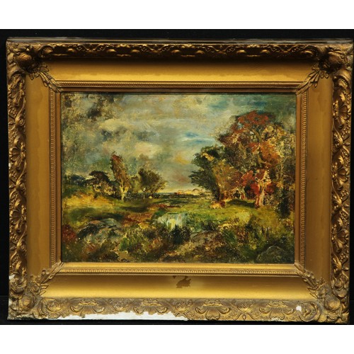 688 - Impressionist School (19th century)
Gathering Clouds
oil on board, 30cm x 40cm