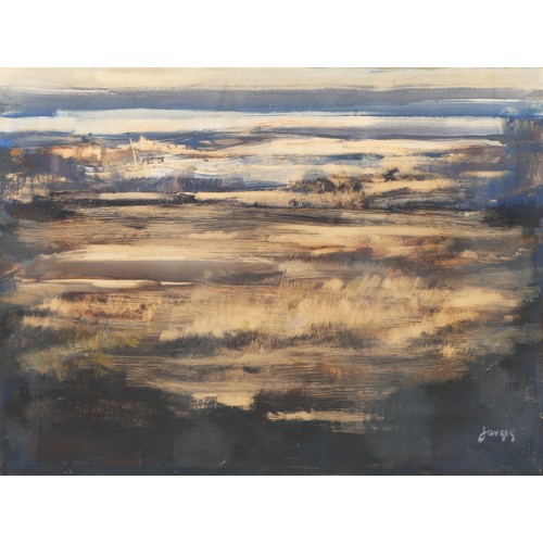 582 - Daniel Jaugey (Bn.1929)
Landscape
signed, label to verso, mixed media, 48cm x 63cm