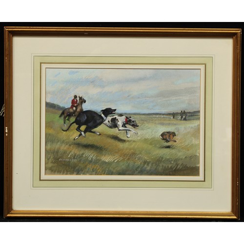 583 - Edward Charles
Hare Coursing
signed, pastel, 28cm x 40.5cm