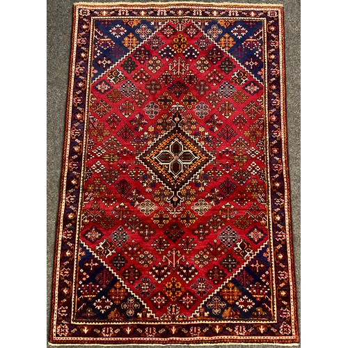 1 - A North-west Persian Josheghan rug / carpet, hand-knotted with central diamond-shaped medallion with... 