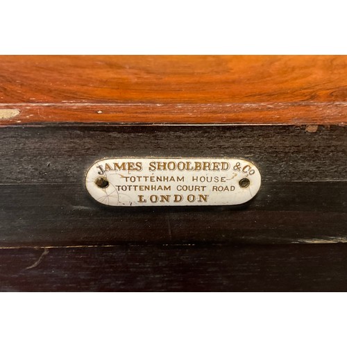 33 - A Victorian Rosewood chiffonier by James Shoolbred and Company, 206cm tall x 122cm wide x 39cm deep,... 